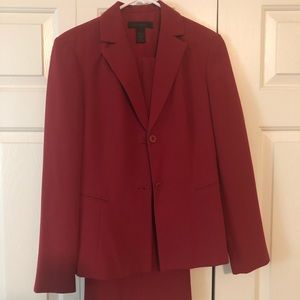 Red Limited Suit Sm Blazer Size 6 Pant